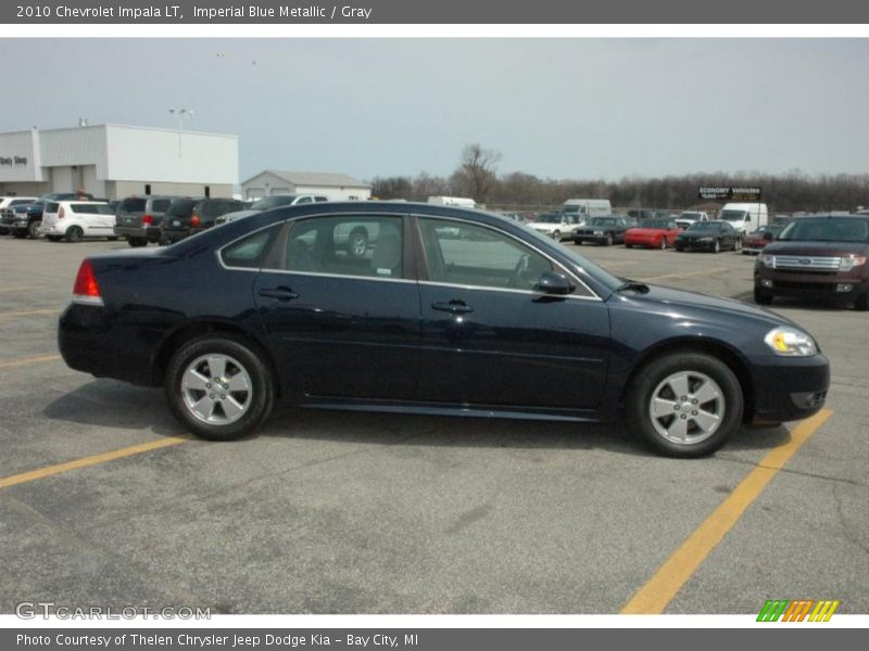 Imperial Blue Metallic / Gray 2010 Chevrolet Impala LT