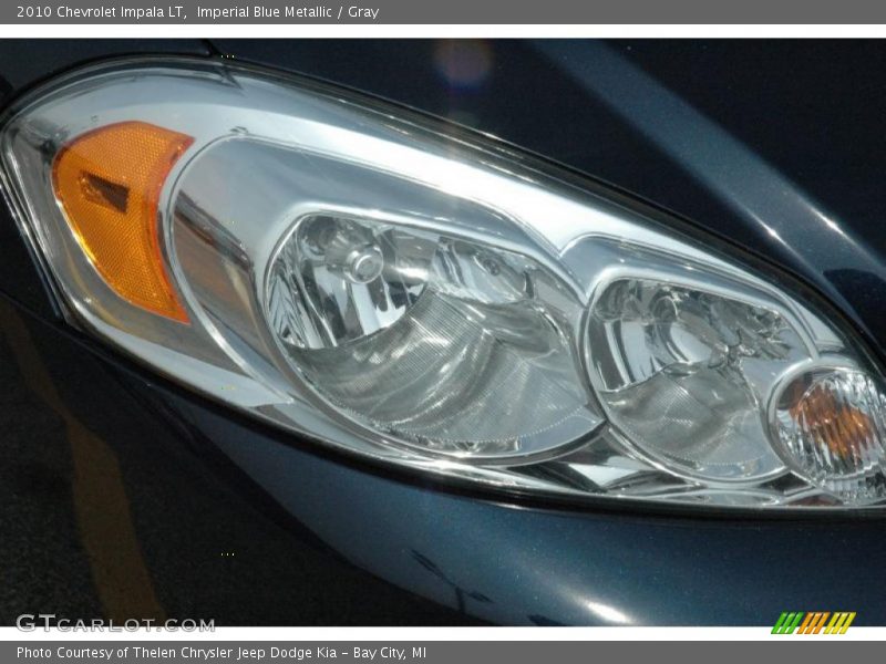 Imperial Blue Metallic / Gray 2010 Chevrolet Impala LT