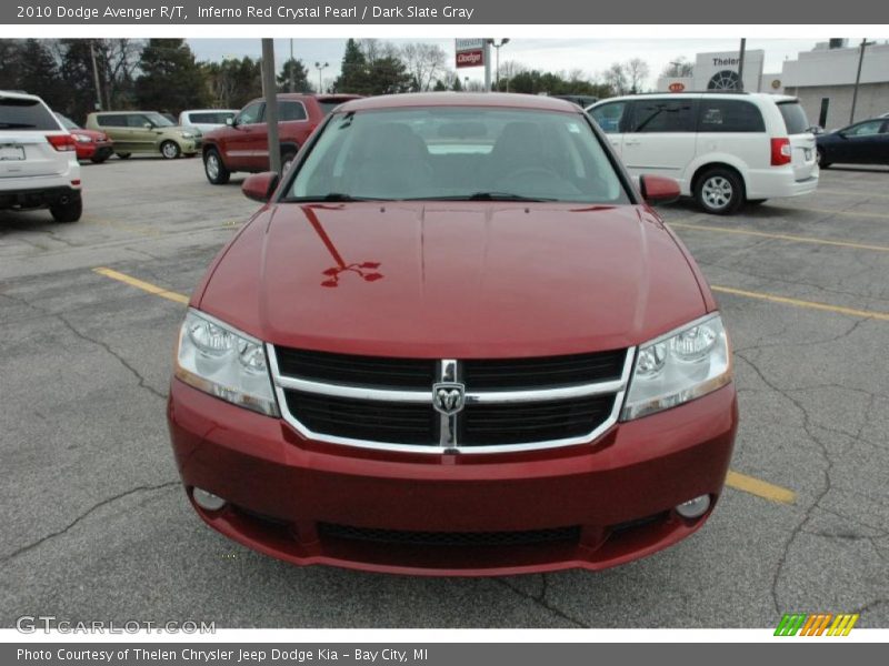Inferno Red Crystal Pearl / Dark Slate Gray 2010 Dodge Avenger R/T