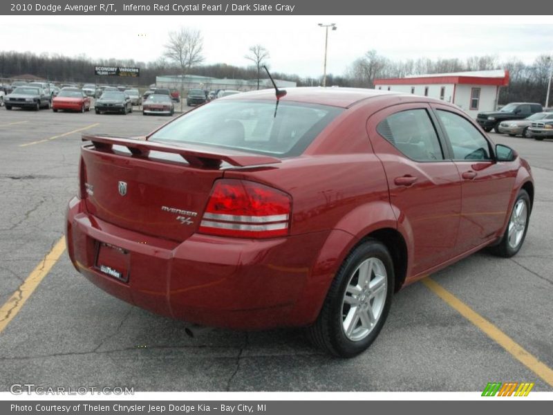 Inferno Red Crystal Pearl / Dark Slate Gray 2010 Dodge Avenger R/T