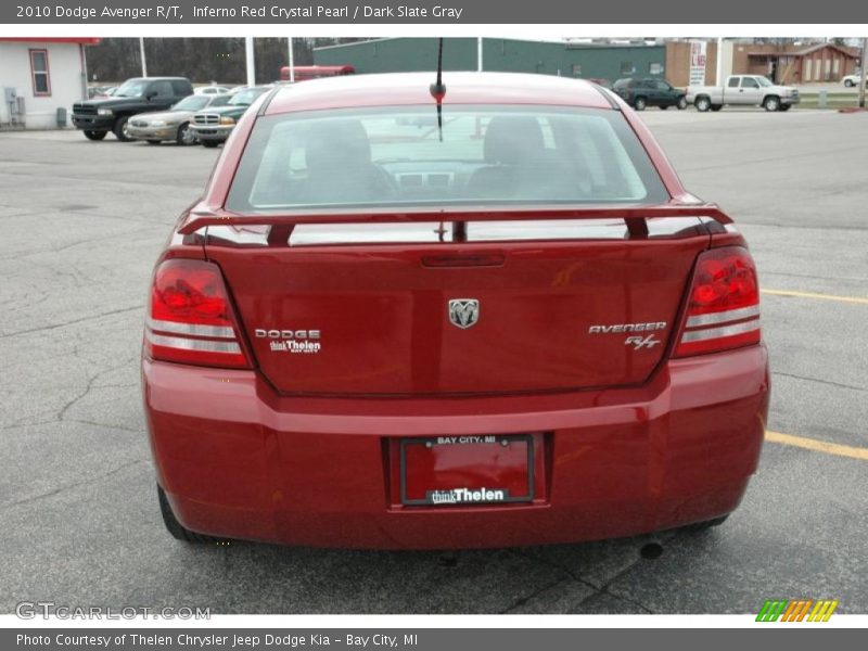 Inferno Red Crystal Pearl / Dark Slate Gray 2010 Dodge Avenger R/T
