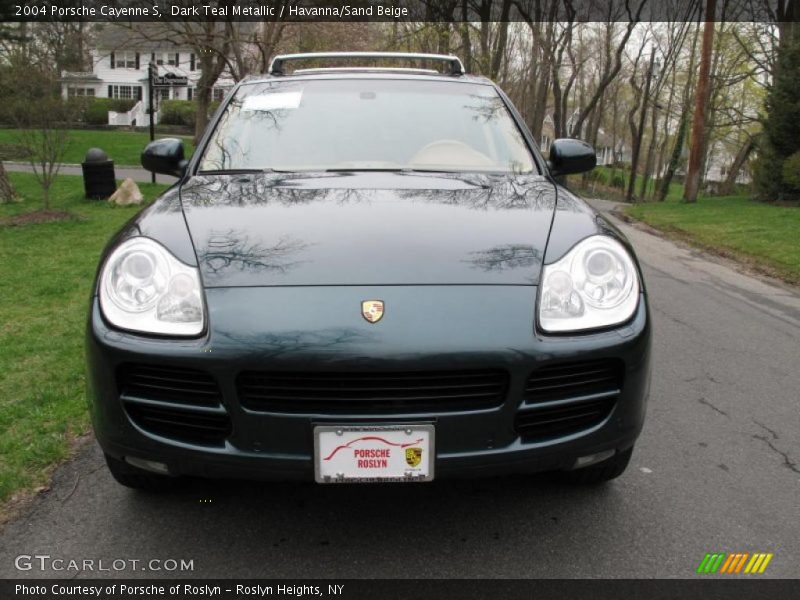 Dark Teal Metallic / Havanna/Sand Beige 2004 Porsche Cayenne S