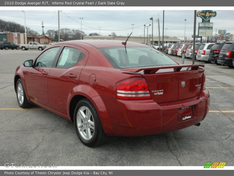 Inferno Red Crystal Pearl / Dark Slate Gray 2010 Dodge Avenger R/T