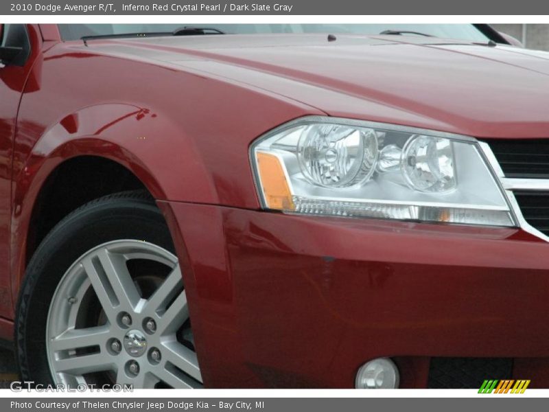 Inferno Red Crystal Pearl / Dark Slate Gray 2010 Dodge Avenger R/T