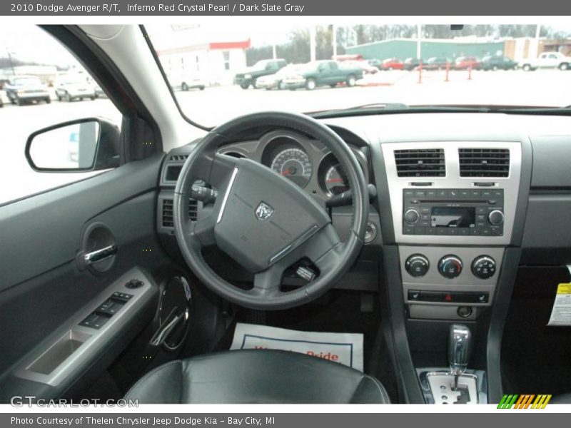 Inferno Red Crystal Pearl / Dark Slate Gray 2010 Dodge Avenger R/T