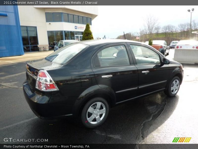 Black Granite Metallic / Charcoal 2011 Chevrolet Aveo LT Sedan