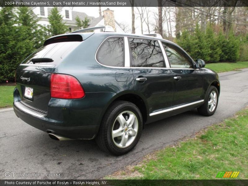 Dark Teal Metallic / Havanna/Sand Beige 2004 Porsche Cayenne S