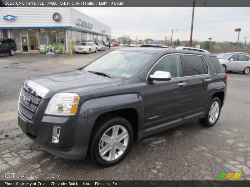 Cyber Gray Metallic / Light Titanium 2010 GMC Terrain SLT AWD