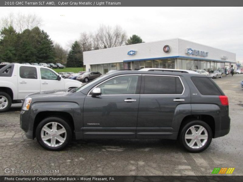 Cyber Gray Metallic / Light Titanium 2010 GMC Terrain SLT AWD