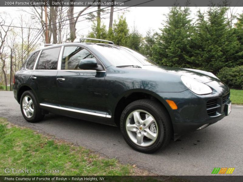 Dark Teal Metallic / Havanna/Sand Beige 2004 Porsche Cayenne S