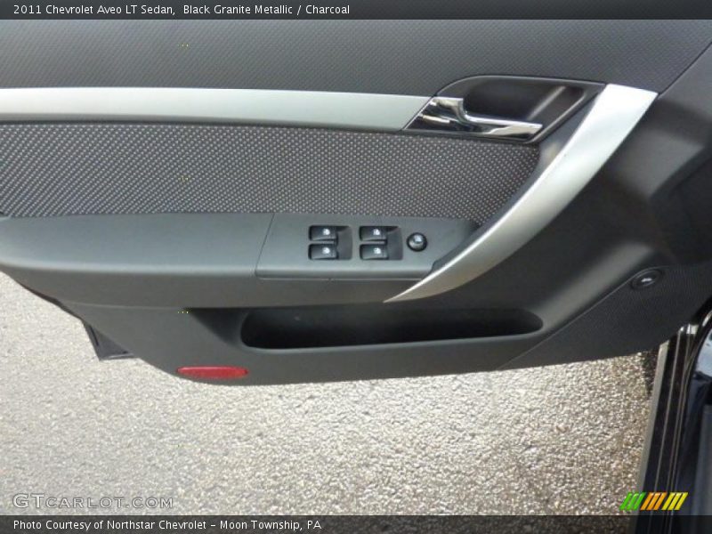 Black Granite Metallic / Charcoal 2011 Chevrolet Aveo LT Sedan