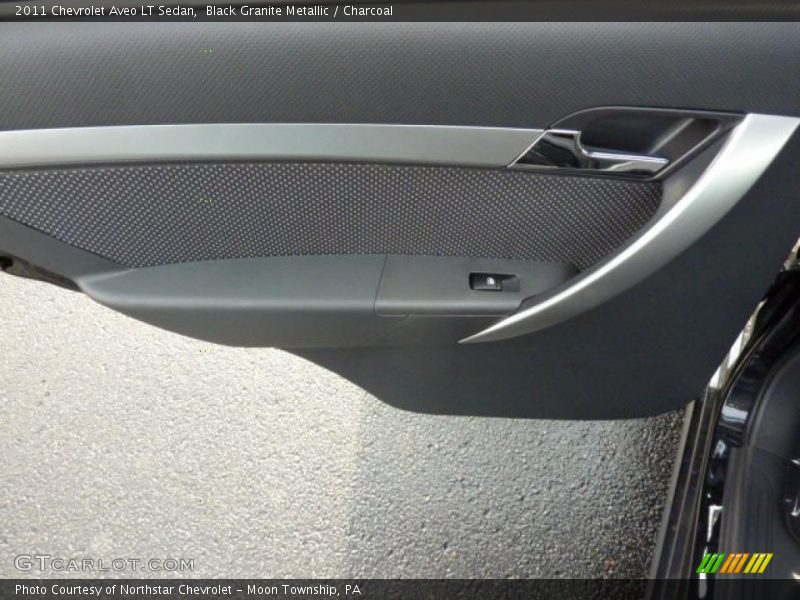 Black Granite Metallic / Charcoal 2011 Chevrolet Aveo LT Sedan