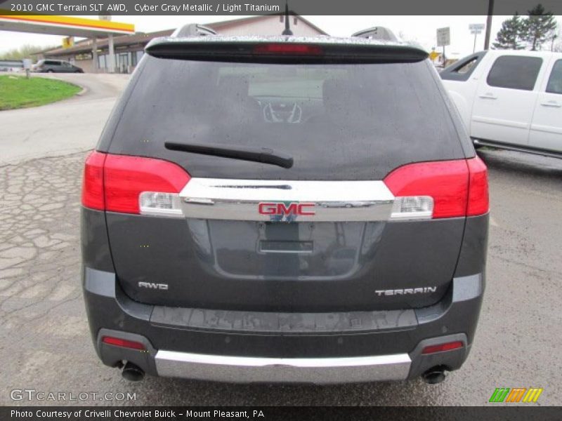 Cyber Gray Metallic / Light Titanium 2010 GMC Terrain SLT AWD