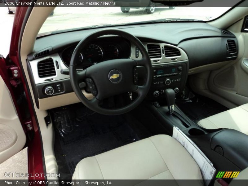 Neutral Interior - 2006 Monte Carlo LTZ 