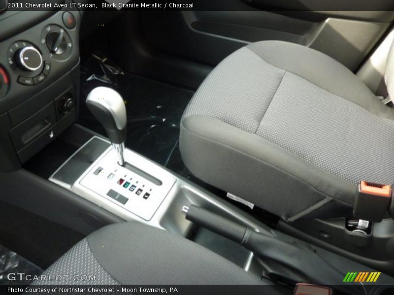 Black Granite Metallic / Charcoal 2011 Chevrolet Aveo LT Sedan