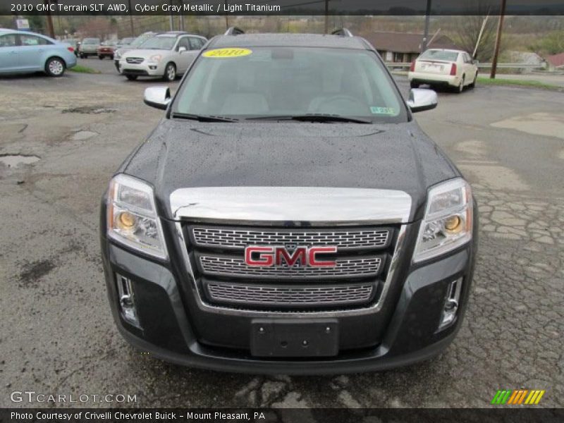 Cyber Gray Metallic / Light Titanium 2010 GMC Terrain SLT AWD