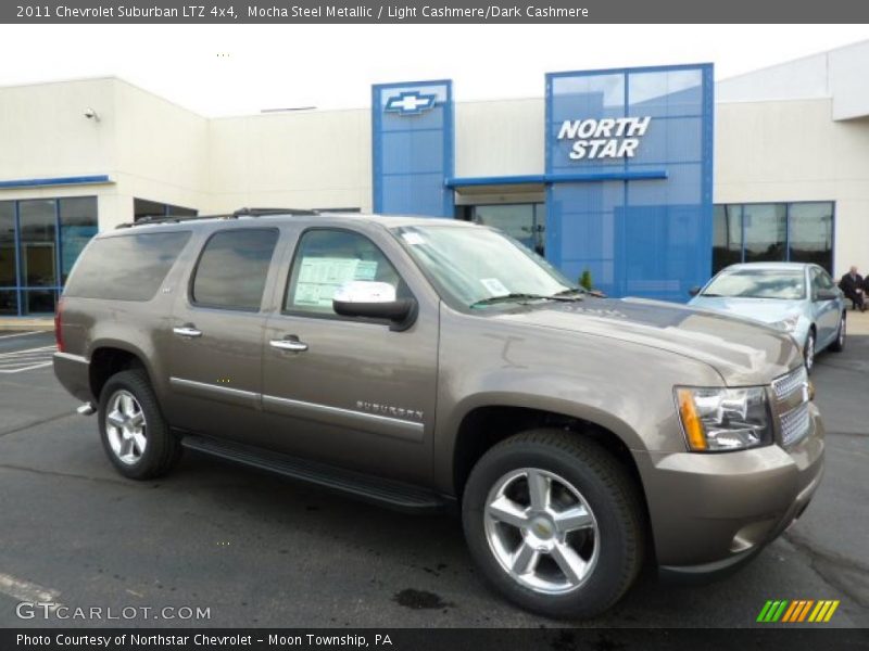 Mocha Steel Metallic / Light Cashmere/Dark Cashmere 2011 Chevrolet Suburban LTZ 4x4