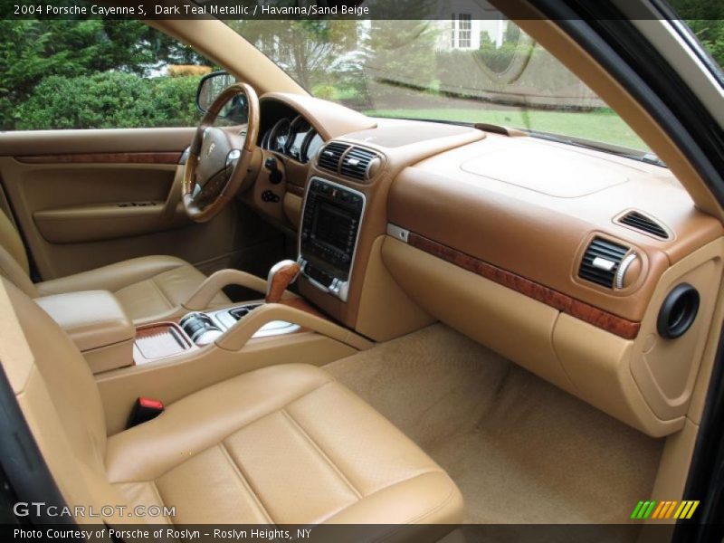 Dark Teal Metallic / Havanna/Sand Beige 2004 Porsche Cayenne S