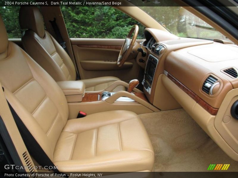 Dark Teal Metallic / Havanna/Sand Beige 2004 Porsche Cayenne S