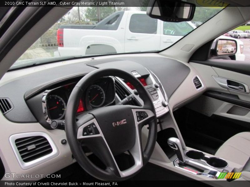 Cyber Gray Metallic / Light Titanium 2010 GMC Terrain SLT AWD