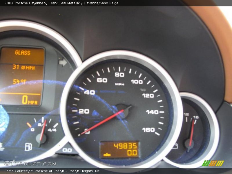 Dark Teal Metallic / Havanna/Sand Beige 2004 Porsche Cayenne S
