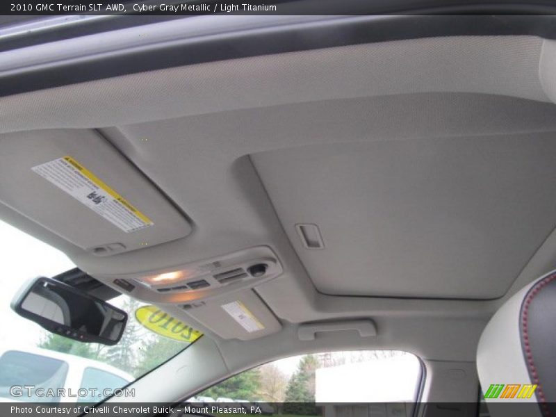 Cyber Gray Metallic / Light Titanium 2010 GMC Terrain SLT AWD