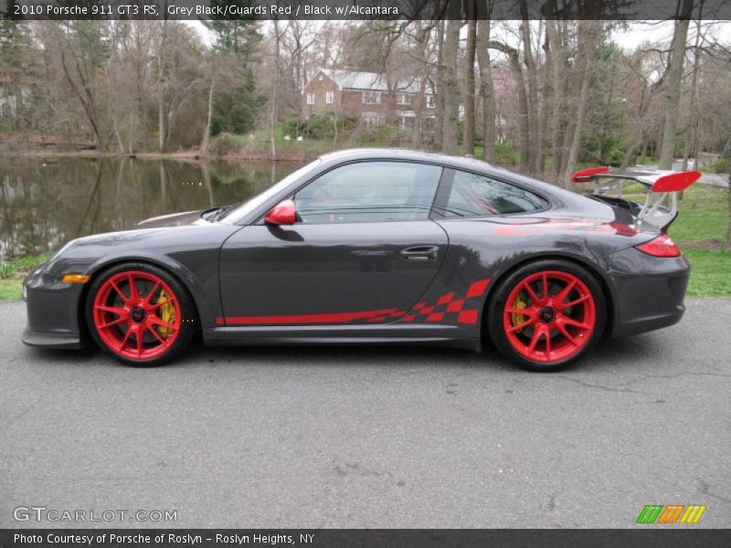 2010 911 GT3 RS Grey Black/Guards Red