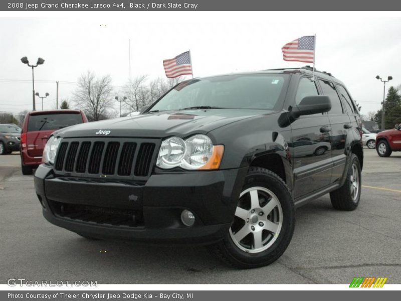 Black / Dark Slate Gray 2008 Jeep Grand Cherokee Laredo 4x4
