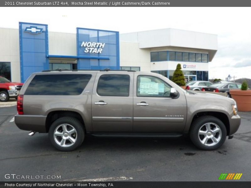 Mocha Steel Metallic / Light Cashmere/Dark Cashmere 2011 Chevrolet Suburban LTZ 4x4