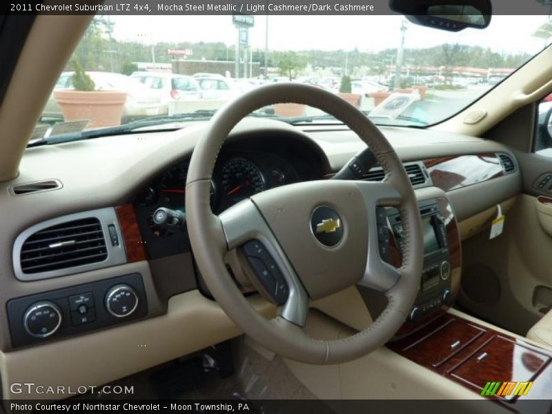Mocha Steel Metallic / Light Cashmere/Dark Cashmere 2011 Chevrolet Suburban LTZ 4x4
