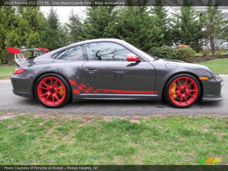 Grey Black/Guards Red / Black w/Alcantara 2010 Porsche 911 GT3 RS