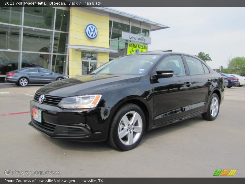 Black / Titan Black 2011 Volkswagen Jetta TDI Sedan