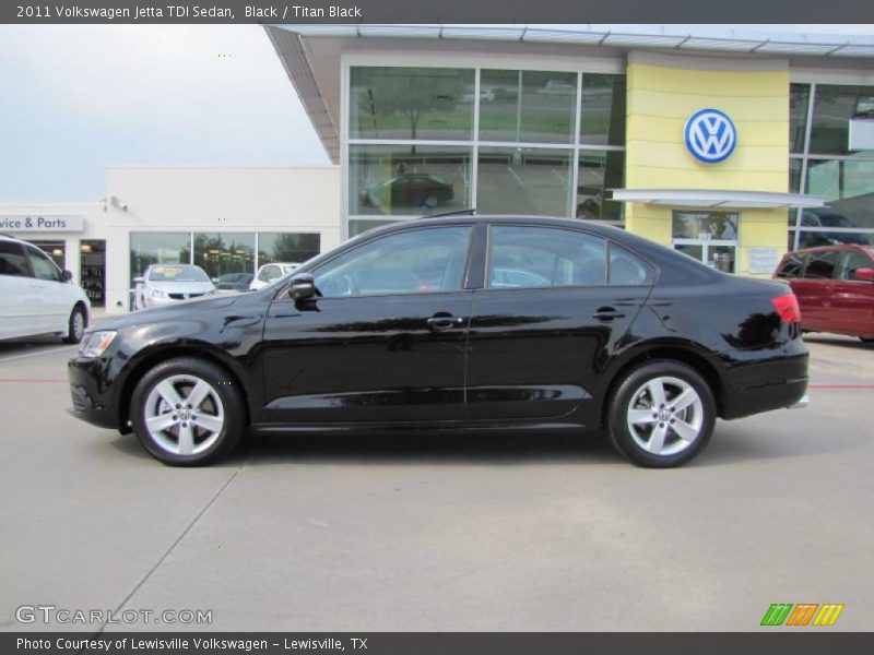 Black / Titan Black 2011 Volkswagen Jetta TDI Sedan