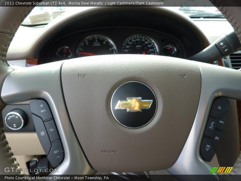 Mocha Steel Metallic / Light Cashmere/Dark Cashmere 2011 Chevrolet Suburban LTZ 4x4