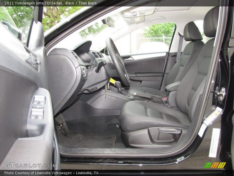 Black / Titan Black 2011 Volkswagen Jetta TDI Sedan