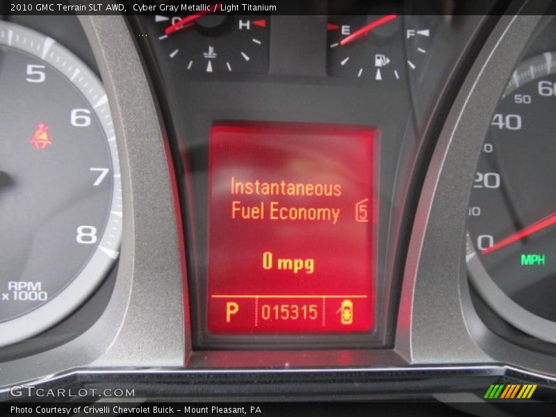 Cyber Gray Metallic / Light Titanium 2010 GMC Terrain SLT AWD