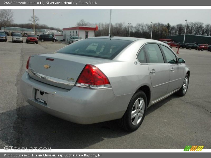 Silverstone Metallic / Ebony Black 2008 Chevrolet Impala LS