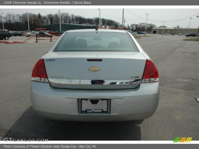 Silverstone Metallic / Ebony Black 2008 Chevrolet Impala LS