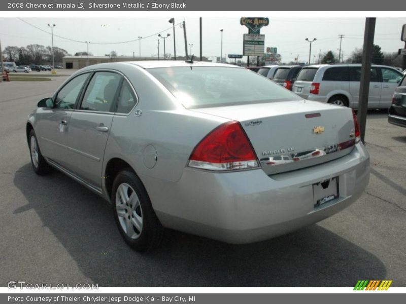 Silverstone Metallic / Ebony Black 2008 Chevrolet Impala LS