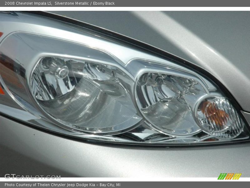 Silverstone Metallic / Ebony Black 2008 Chevrolet Impala LS