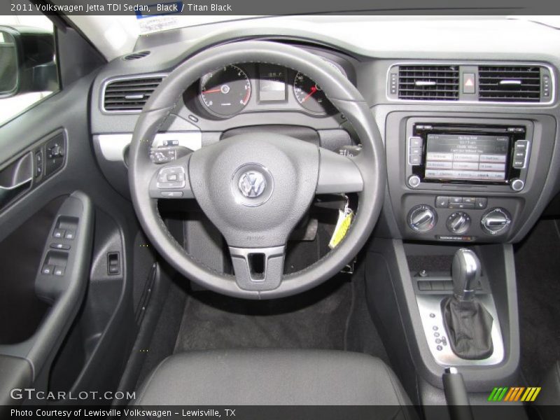 Black / Titan Black 2011 Volkswagen Jetta TDI Sedan