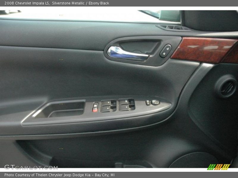 Silverstone Metallic / Ebony Black 2008 Chevrolet Impala LS