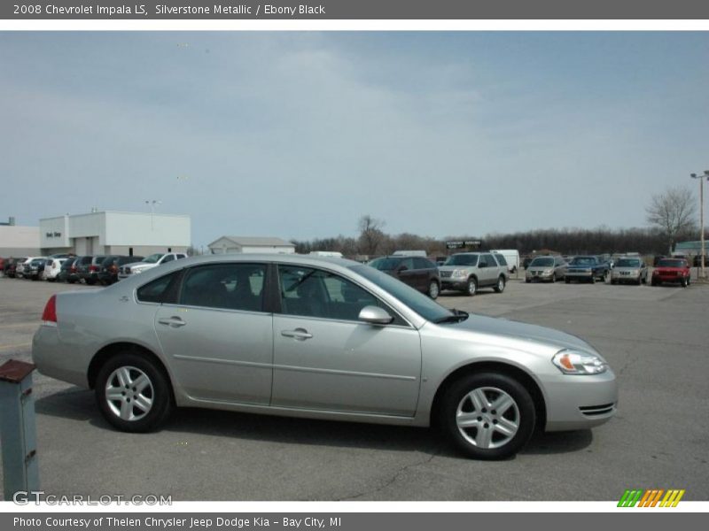 Silverstone Metallic / Ebony Black 2008 Chevrolet Impala LS