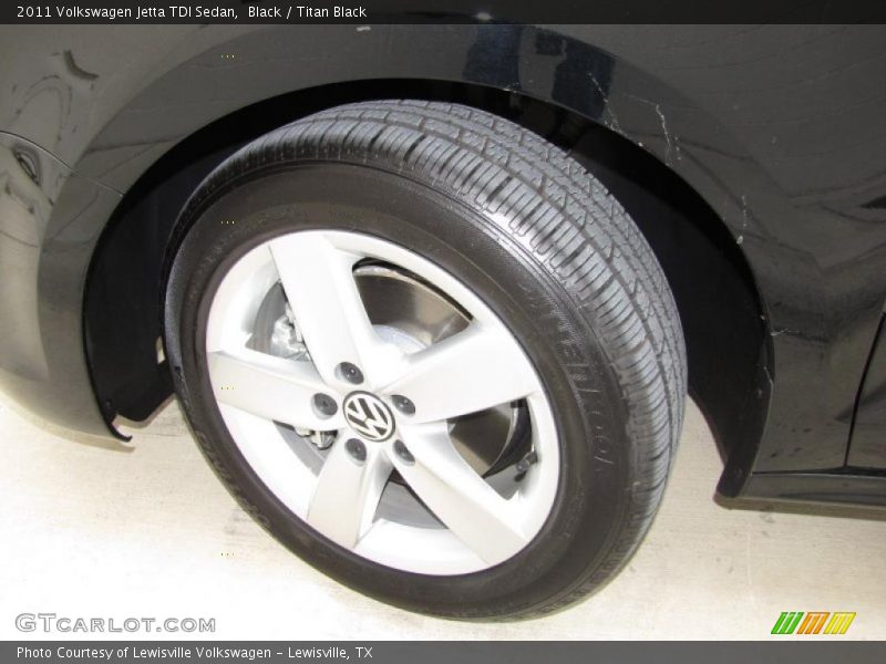 Black / Titan Black 2011 Volkswagen Jetta TDI Sedan