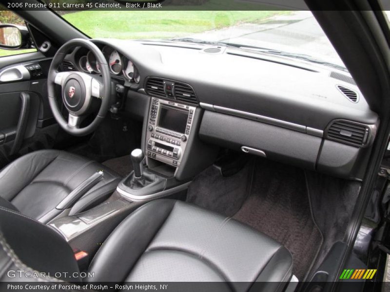 Black / Black 2006 Porsche 911 Carrera 4S Cabriolet