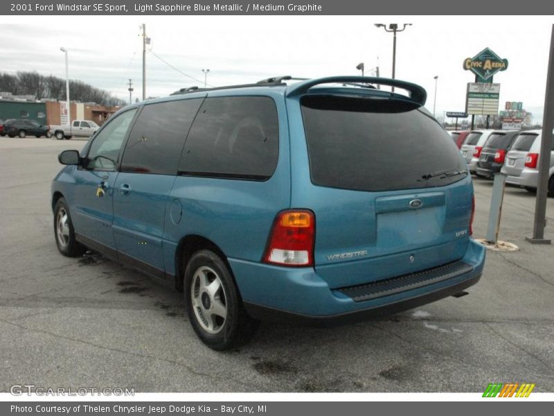Light Sapphire Blue Metallic / Medium Graphite 2001 Ford Windstar SE Sport