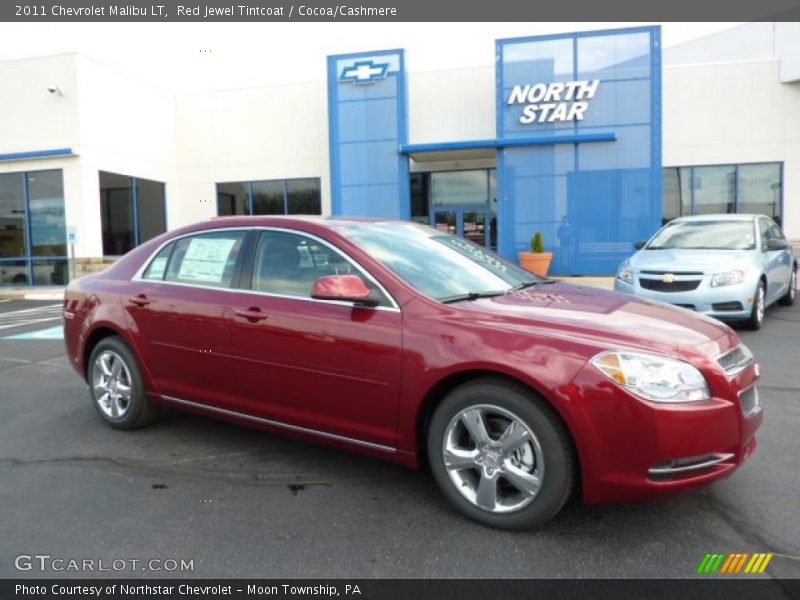 Red Jewel Tintcoat / Cocoa/Cashmere 2011 Chevrolet Malibu LT