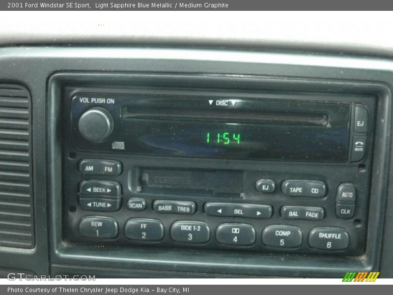 Controls of 2001 Windstar SE Sport