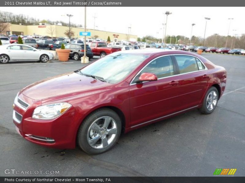 Red Jewel Tintcoat / Cocoa/Cashmere 2011 Chevrolet Malibu LT