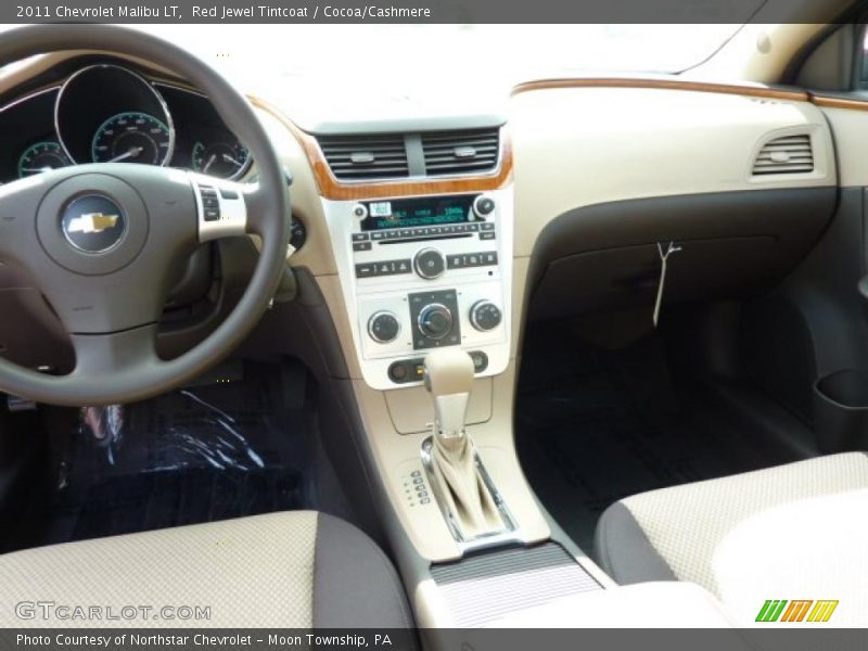 Red Jewel Tintcoat / Cocoa/Cashmere 2011 Chevrolet Malibu LT